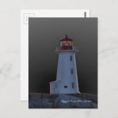 Peggy's Cove Lighthouse Route Nova Scotia Postkarte (Vorne/Hinten)