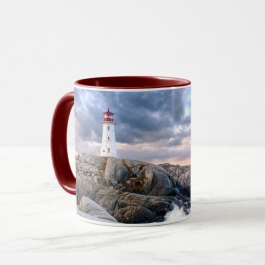 Peggy's Cove Lighthouse Tasse (Vorderseite Links)