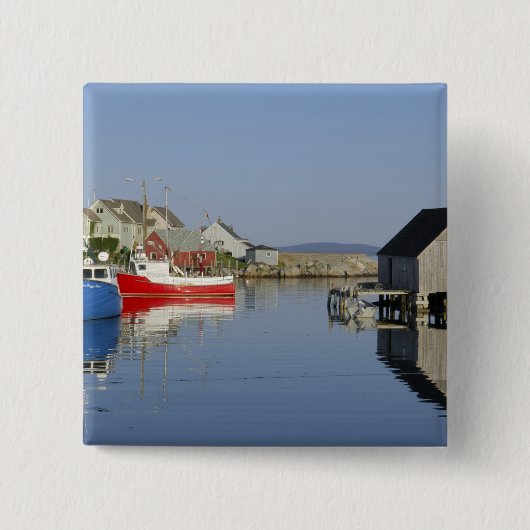 Peggy's Cove, Nova Scotia, Kanada Button (Vorderseite)