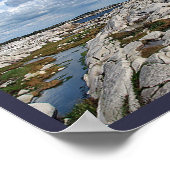 Peggy's Cove, Nova Scotia Kanada Poster (Ecke)