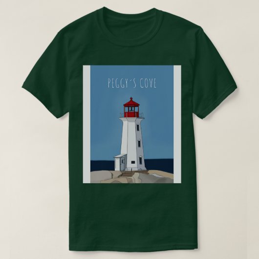 Peggys Cove Nova Scotia Kanada T-Shirt (Design vorne)
