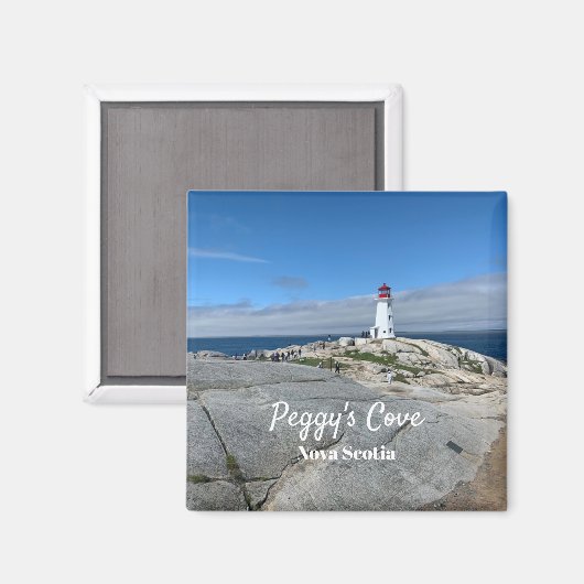Peggys Cove Nova Scotia Magnet (Vorderseite/Rückseite)