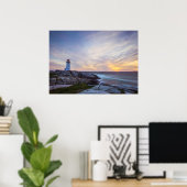 Peggy's Cove | Nova Scotia Poster (Heimbüro)