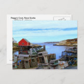 Peggy's Cove, Nova Scotia Postkarte (Vorne/Hinten)