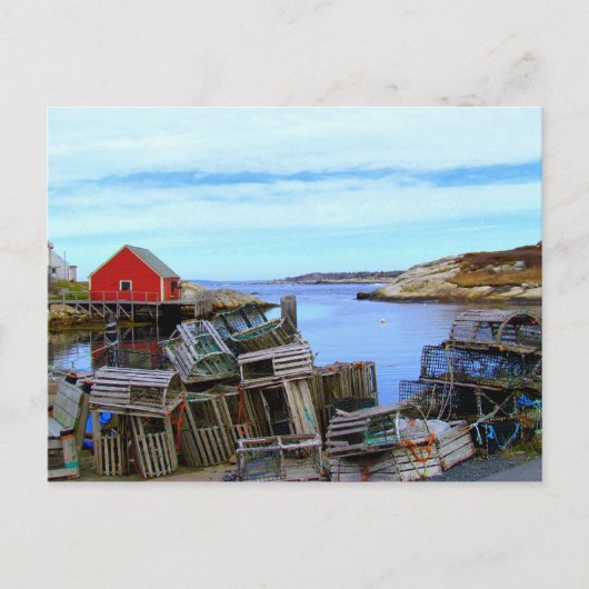 Peggy's Cove, Nova Scotia Postkarte (Vorderseite)