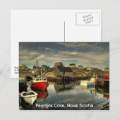 Peggy's Cove, Nova Scotia Postkarte (Vorne/Hinten)