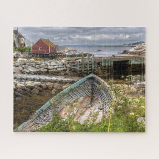 Peggy's Cove Puzzle - Zeitloser maritimer Charme (Horizontal)