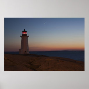 Peggy's Cove Twilight Fine Art Print Poster