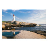Peggys Point Lighthouse Atlantic Canada Fotodruck (Vorne)
