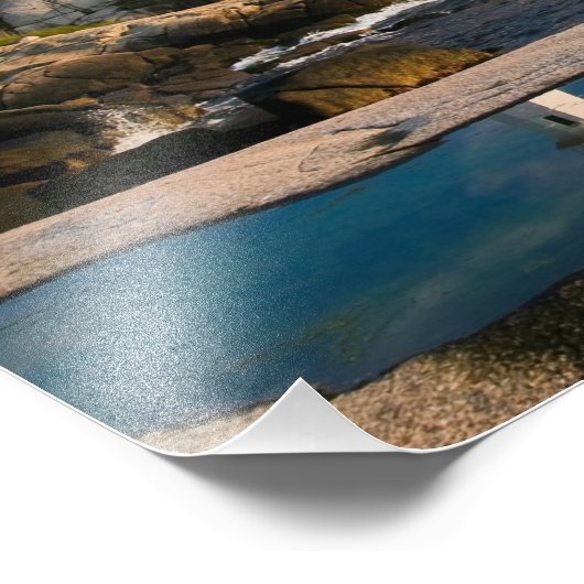 Peggys Point Lighthouse Atlantic Canada Fotodruck (Ecke)