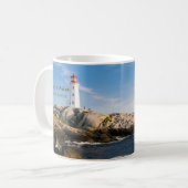 Peggys Point Lighthouse Atlantic Canada Kaffeetasse (Vorderseite Links)