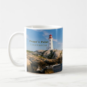 Peggys Point Lighthouse Atlantic Canada Kaffeetasse