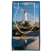 Peggys Point Lighthouse Atlantic Canada Kleine Geschenktüte (Vorderseite)