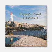 Peggys Point Lighthouse Atlantic Canada Magnet (Vorne)