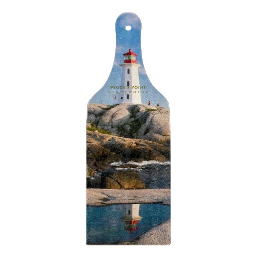 Peggys Point Lighthouse Atlantic Canada Schneidebrett (Vorderseite)