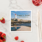 Peggys Point Lighthouse Atlantic Canada Serviette (Beispiel)