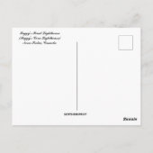 Peggy's Point Lighthouse Nova Scotia Postkarte (Rückseite)