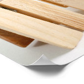 Pegs aus Holz Poster (Ecke)
