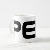 peh_onMug - PEH! Kaffeetasse (Vorderseite Links)