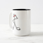 peh_onMug - Tasse + rotes Quadrat (Vorderseite Links)