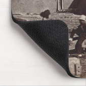 Pehlang Fort, 1860 (Albumensilberdruck) Mousepad (Ecke)