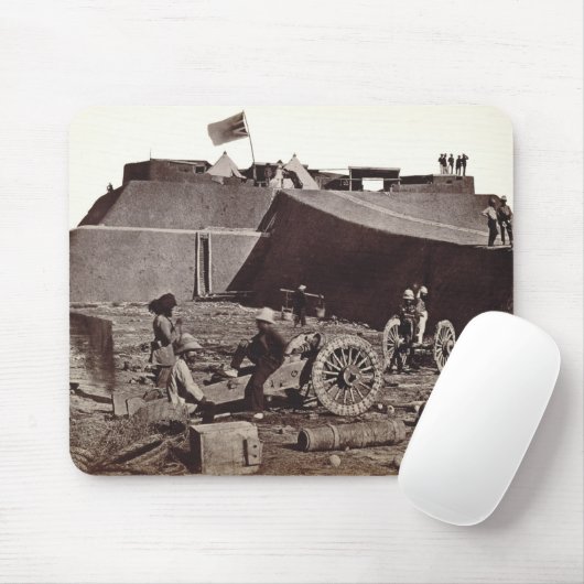 Pehlang Fort, 1860 (Albumensilberdruck) Mousepad (Mit Mouse)