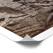 Pehlang Fort, 1860 (Silberalbumen) Poster (Ecke)