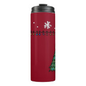 peiDeL-Weihnachtswäscher Thermosbecher (Vorderseite)