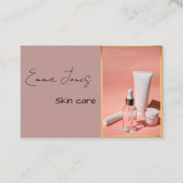 Peilen Sie die Visitenkarten für die Hautpflege Visitenkarte
