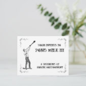 Peilkarte Einladungspostkarte (Stehend Vorderseite)