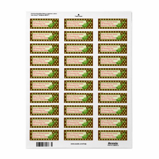 Pein a Pod Girl Return Address Label (Vorne)