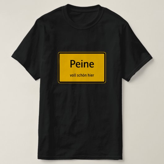 Peine Herren Männer T-Shirt Tshirt Shirt (Design vorne)
