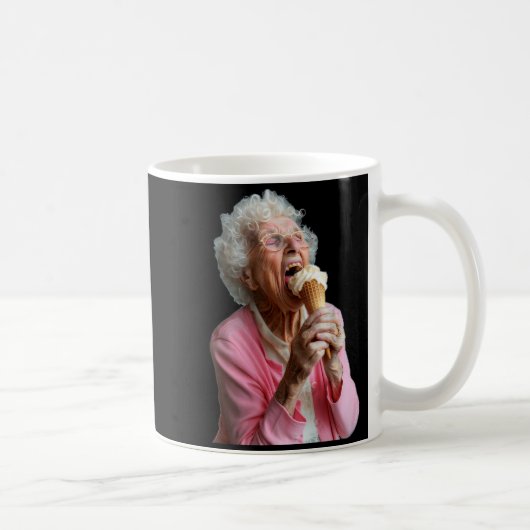 Peinliche Oma-Meme Großmutter Oma Kaffeetasse (Rechts)