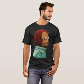 Peinliches Affenpuppet-Meme T-Shirt (Vorne ganz)