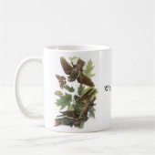 Peitsche-arm-werden Sie, John Audubon Kaffeetasse (Links)