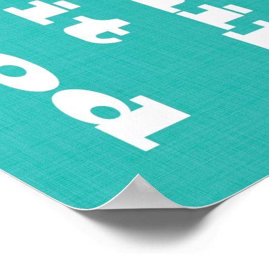 Peitsche es peitschen es gutes Poster (Ecke)