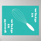 Peitsche es peitschen es gutes Poster (Vorne)