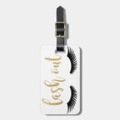 Peitsche-heraus-LSE-Metall-ReiseTassen Gepäckanhänger (Vorderseite vertikal)