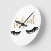 Peitsche-heraus-LSE-Metall-ReiseTassen Runde Wanduhr (Winkel)