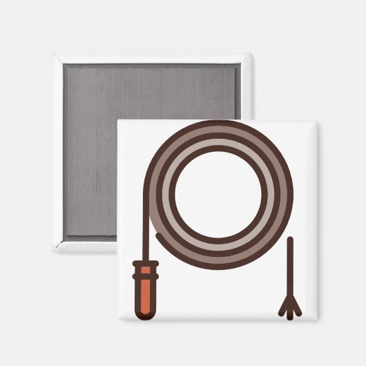 Peitsche Magnet (Vorderseite/Rückseite)