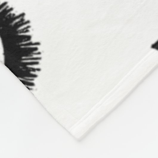 Peitschen-Decke Fleecedecke (Ecke)