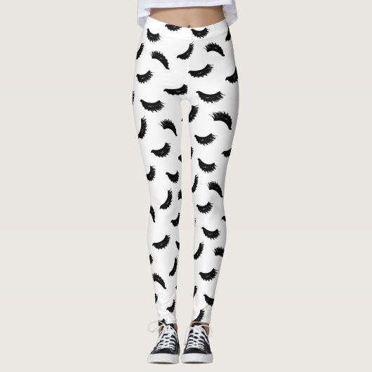 Peitschen kopieren moderne Wimper-Erweiterungen Leggings (Vorderseite)