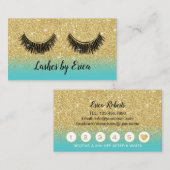 Peitschen-Make-upkünstler-moderne Treuekarte (Vorne/Hinten)