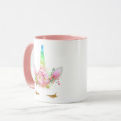Peitschen-Nickerchenunicorn-Kaffee-Tasse Tasse (Vorderseite Links)