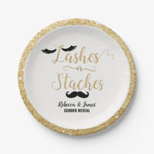 Peitschen oder Staches Geschlecht decken Babyparty Pappteller