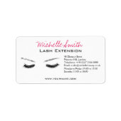 Peitschen-Peitschenerweiterung der geschlossenen Adressaufkleber (Vorne)