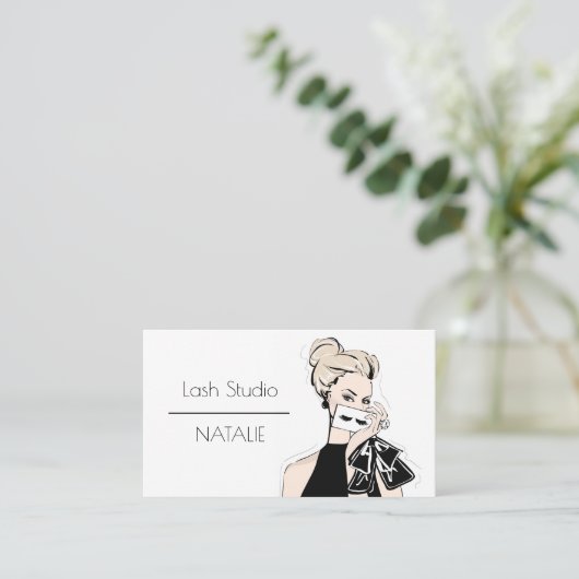 Peitschen-Studio Visitenkarte (Stehend Vorderseite)