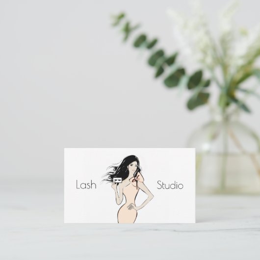 Peitschen-Studio Visitenkarte (Stehend Vorderseite)