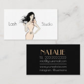 Peitschen-Studio Visitenkarte (Vorne/Hinten)