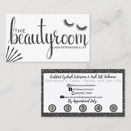 Peitschen-Techniker Visitenkarte (Vorne/Hinten)